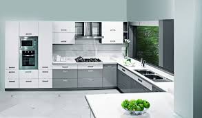 Silver Sleek Sophisticated C Shaped Kitchen Design Sleek Kitchen Design Sleek Kitchen Luxury Kitchen Design