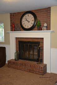 First we laid out the tile to get an idea of how they would fit together. Diy Fireplace Mantel The Idea Room