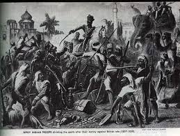 The attack on Secundra Gunge, near Allahabad, charge of… — PICRYL - Public Domain Media Search Engine