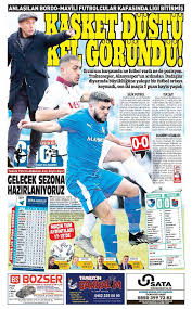 Trabzonspor ts club ve yatırımlar koordinatörü, yönetim kurulu üyesi yalçın orhan, aa muhabirine, ilk etapta satışa sunulan 2 bin 700 kasketin satıldığını belirterek, taraftarların yoğun ilgisi var. Trabzon Basini Kasket Dustu Kel Gorundu Tum Spor Haber