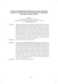 Ciri ciri sekolah vernakular sebelum merdeka kronis c. Http Journal Uinjkt Ac Id Index Php Kordinat Article Download 6442 3940
