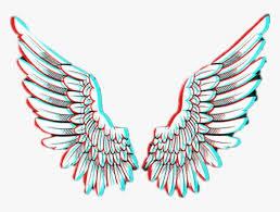 To free transparent png images, which you can download and use in your personal . Freetoedit Angel Wings Glitch Hd Png Download Kindpng