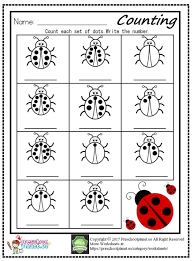 Counting Ladybug Worksheet Kindergarten Worksheets Kindergarten Worksheets Printable Kindergarten Math Worksheets