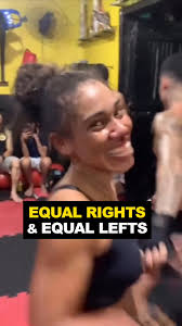 Was that fair? This girl was sparring HARD against a boy and then this  happened. #sparring #sparringsession #genderequality #instantkarma