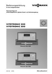 Viessmann Vitotronic 200 Kw2 Bedienungsanleitung Fur Den Anlagenbetreiber Pdf Herunterladen Manualslib