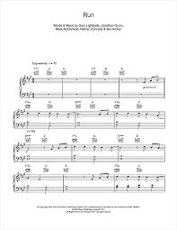Mute or solo instruments of mp3s and transcribe song's chords from youtube. Leona Lewis Run Sheet Music Download Pdf Score 47251