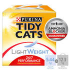 Tidy Cats Light Weight 24/7 Performance Cat Litter - Clumping, Multi Cat 5.44kg Purina