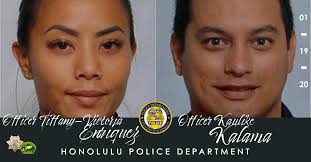 Our prayers and condolences are with the Honolulu Police Department and the  families of Officers Tiffany-Victoria Enriquez and Kaulike Kalama who were  killed in the line of duty today. They are the