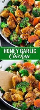 This Honey Garlic Chicken Stir Fry Recipe Is Full Of Chicken And Veggies All Coated In The Easiest Swe Healthy Dinner Options Recipes Stir Fry Recipes Chicken