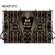 Gatsby has two main image components: Mehofoto The Great Gatsby Background For Birthday Party Photography Black Gold Banner Decor Backdrops Photobooth Photo Studio Background Aliexpress