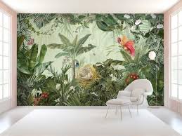 22,000+ vectors, stock photos & psd files. Amazon Com Murwall Forest Wallpaper Tropical Leaf Wall Mural Exotic Jungle Wall Print Natural Home Decor Cafe Design Living Room Bedroom Handmade