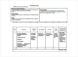 Non Commercial Proforma Invoice Word Templates Templates For Invoices How To Make The Simple Invoice Template Invoice Template Word Templates Free Download