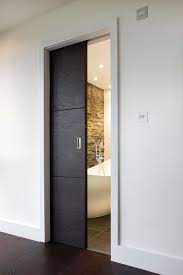 oversized pocket door system kit badkamer deuren deuren interieur huis interieur design