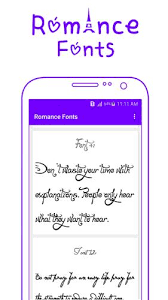 Romance fonts application is a free font pack with romance expressive font style which you can install in your android devices. Download Fonts For Flipfont Romance Apk For Android