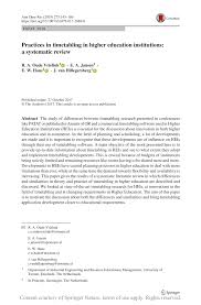 Maybe you would like to learn more about one of these? Pdf Practices In Timetabling In Higher Education Institutions A Systematic Review