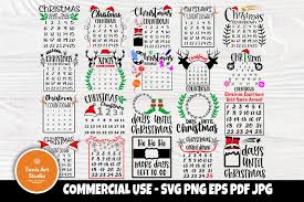 Ready to be used in web design, mobile apps and presentations. Christmas Countdown Svg Bundle Advent Calendar Signs Svg 966657 Cut Files Design Bundles