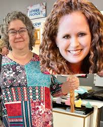 Flat Jen at the sewing center in Fort Walton Beach