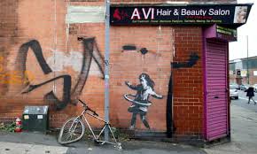 I dont really like to post pictures of my face online.but i guess banksy is as good a reason as any!. Bristol Owners Pull Out Of Sale Of House Hosting Banksy Artwork Banksy The Guardian