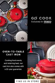 When Roasting Stewing And Baking The Cast Iron Range From Go Cook Is A Must Have For Any Cook Who Wants Their Dishes To Look Go Diy Home Decor Home Diy Tesco