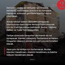 Tahliye sürecinde karayolları da önemli bir rol oynayacak. Huseyin Hakki Kahveci S Tweet Istanbul Da 7 5 Buyuklugundeki Olasi Depremde Vatandaslarin Tahliye Edilecegi Iller Belli Oldu Istanbullu Depremzedeleri Tahliye Etmek Amaciyla Istanbul Aciklarinda Tahliye Gemileri Bekleyecek Iste Istanbul