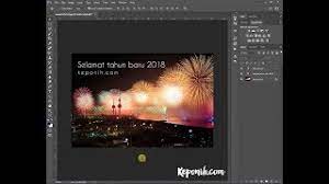 Karena hanya dengan beberapa langkah saja warna background belakang bisa ganti warna kami disini melakukan tutorial dengan menggunakan photoshop cs6, tapi tenang saja apabila photoshop yang anda gunakan. Desain Kartu Ucapan Tahun Baru Lebaran Natal Ulang Tahun Dll Dengan Photoshop Youtube