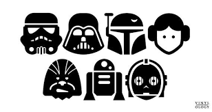 Custom Star Wars Stick Figure Family Pack Personalized Family Car Decals Star Wars Family Stick Family S Star Wars Silhouette Star Wars Diy Star Wars Poster