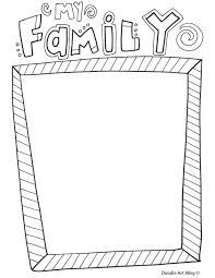 I am sure your children will have fun coloring them and giving them as gifts to other family members. Family Reunion Coloring Pages Doodle Art Alley