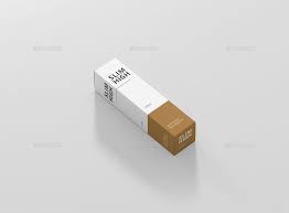 Box Mockup Slim High Rectangle Ad High Affiliate Rectangle Easy Slim Box Box Mockup Box Design Rectangle