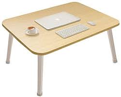 Amazon Com Wooden Foldable Laptop Table Portable Standing Bed Desk Breakfast Dinner Serving Bed Tray Notebook C In 2020 Bed Tray Table Bed Tray Laptop Desk For Bed