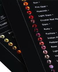 Swarovski Crystals Color Chart And Size Swarovski Crystal