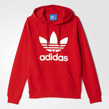 Black And Red Adidas Jacket Adidas Originals Men S Trefoil Hoodie Red Adidas Hoodie Adidas Sweatshirt Sweatshirts