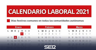9 estatales, 3 autonómicos y 2 locales. El Calendario Laboral 2021 Establece Cinco Puentes En Cantabria Radio Santander Cadena Ser