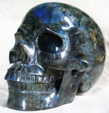 Labradorite Crystal Skull Skull Art Skull Carving Skull