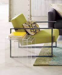 Peekaboo Clear Nesting Tables Set Of Three Nesting Tables Modern Bedroom Furniture Furniture