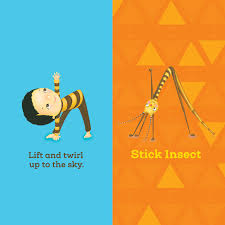 10 Yoga Poses For Kids Yoga Bug Lift And Twirl Up To The Sky Triangle Yoga Kids Book Toddlers Pose Yoga For Kids Helping Kids Yoga