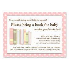 Girly Pink Baby Shower Book Insert Request Card Zazzle Com Pink Baby Shower Mint Green Baby Shower Blue Baby Shower