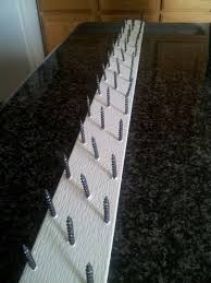 Treated lumber is the most common if you plan to conceal your posts behind the fence boards, then use a reciprocating saw to cut off the. Homemade Bird Spikes Pigeon Proof Perfect I Can Make My Own Concrete Bird Bath Bird Houses Fence