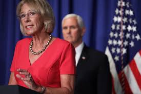 Devos is the second member of trump's cabinet to quit over the capitol attack. Betsy Devos And Mike Pence Show Support For Trump S Forcing Of Schools To Reopen Amid Covid 19 Surge
