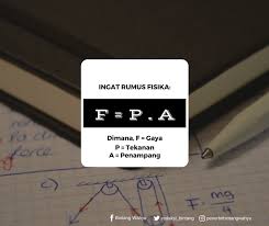 Go follow tweet oleh yukiadmhaini. Bintang Wahyu Ingat Rumus Fisika F P A Dimana F Facebook