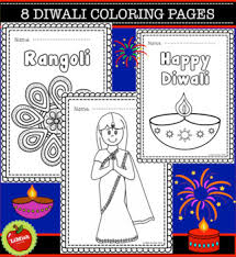 Show your kids a fun way to learn the abcs with alphabet printables they can color. 8 Diwali Coloring Pages Large Images For Younger Children Tpt