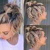 Half Up Half Down Bun Short Curly Hair