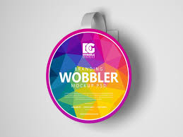 Free Branding Wobbler Mockup Psd Mockup Psd Mockup Mockup Free Psd