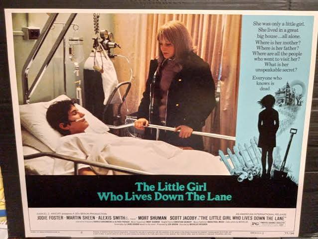 Lobby Card 1976 LITTLE GIRL LIVES DOWN LANE Jodie Foster Scott Jacoby  hospital | eBay