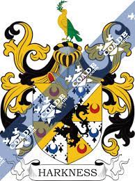 Harkness Family Crest Coat Of Arms And Name History