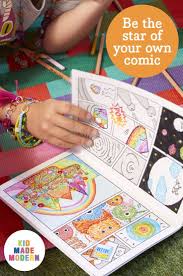 Comic Book Kit In 2020 Arts And Crafts Kits Creative Activities For Kids Summertime Crafts