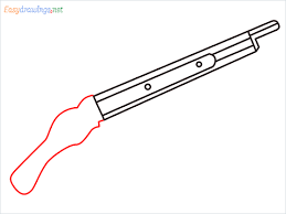 The physics gun is fun when i toss a building into another building xd. How To Draw A M1887 Short Gun Step By Step 7 Easy Phase