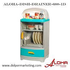 It has a durable plastic cover that prevents insects from coming into contacts with ur plates, spoons and rack. Plastic Dish Drainer Cabinet Delper Marketing