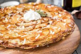 Herbed Potato Galette With Boursin Recipe Potato Galette Herbed Potatoes Rosemary Potatoes
