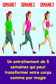 Un Entrainement De 5 Semaines Qui Peut Transformer Votre Corps Comme Par Magie Sports Sports Programme Sports Hairstyles