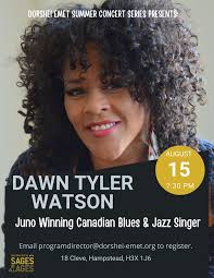 Summer Concert with Montreal Blues and Jazz Musician Dawn Tyler Watson